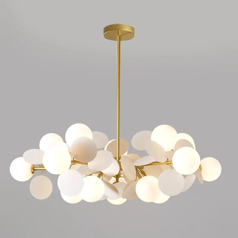 Lámpara nórdica para sala de estar, candelabro de rama para habitación de niños, moderno, Simple, diseño de frijol mágico, cocina, dormitorio, lámpara principal Led, nuevo