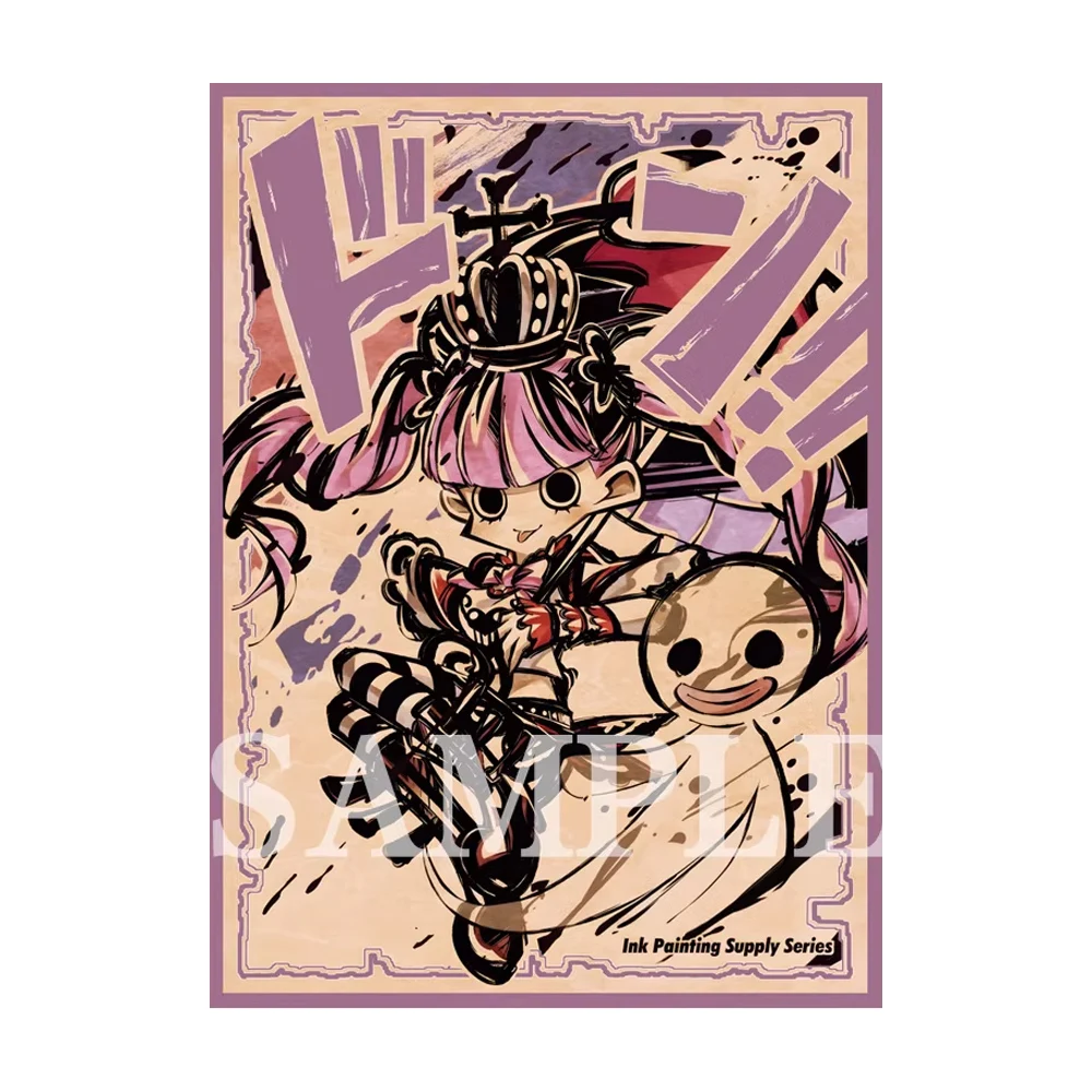 Fundas para tarjetas de una pieza de Anime, 60 uds., 67x92mm, una pieza/Uta/Perona/Zoro/Ro, para tarjetas de juego OPCG TPCG o MTG PKM