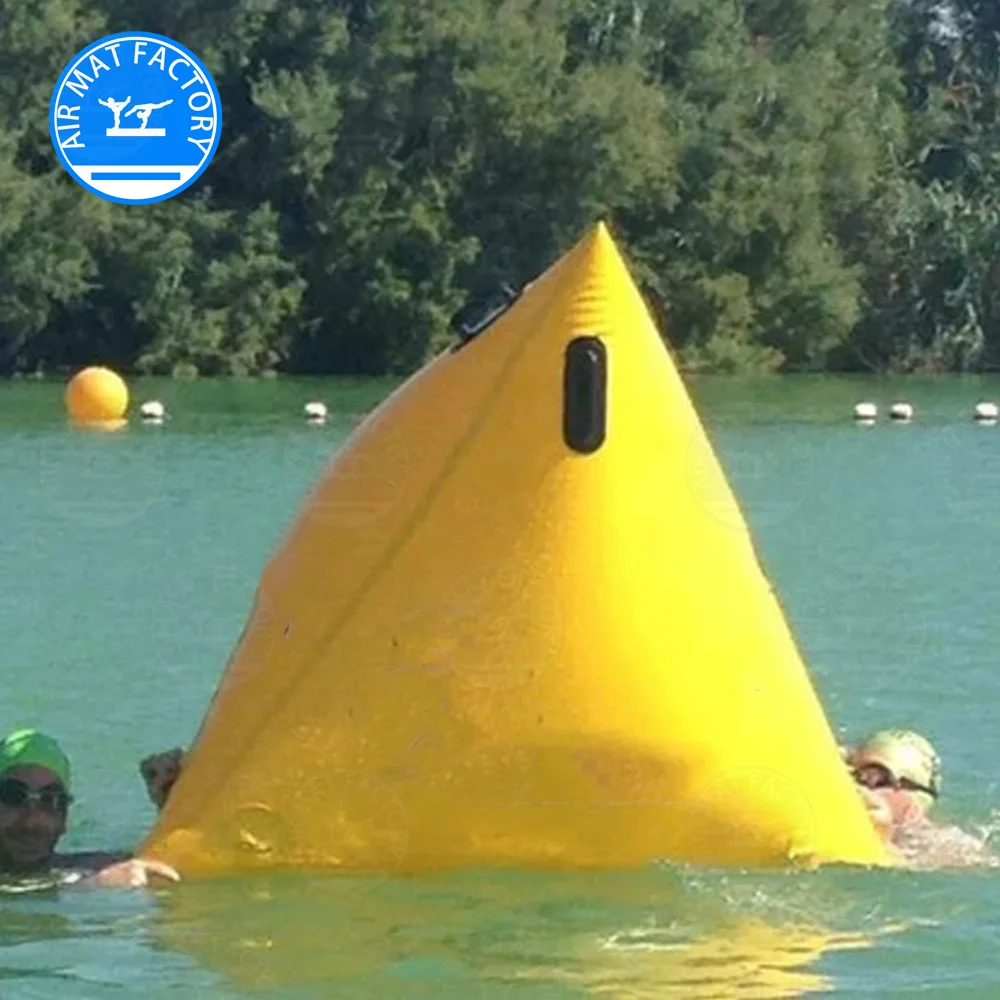 Inflatable Triangular Floating - Swim Buoy Open Water review and price