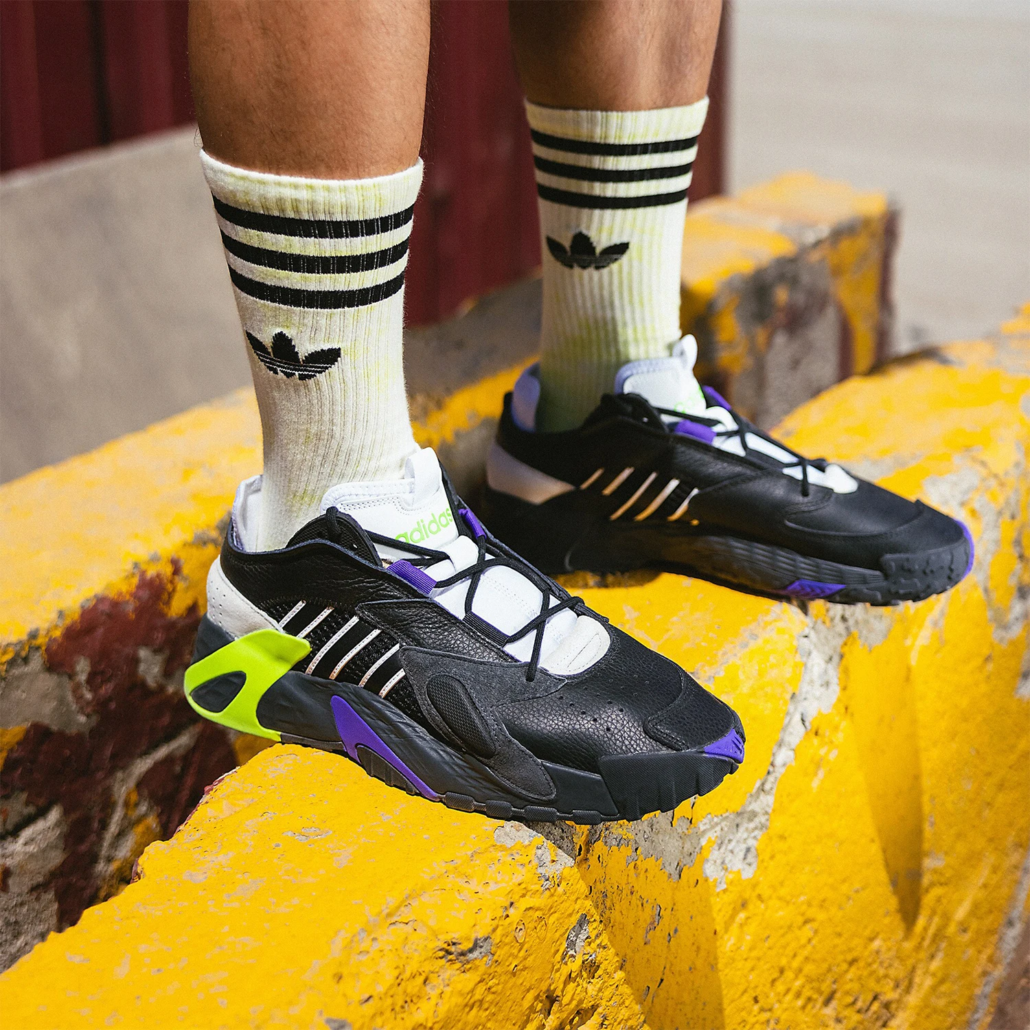 Adidas genuine season clover STREETBALL men's classic sports shoes EG2995