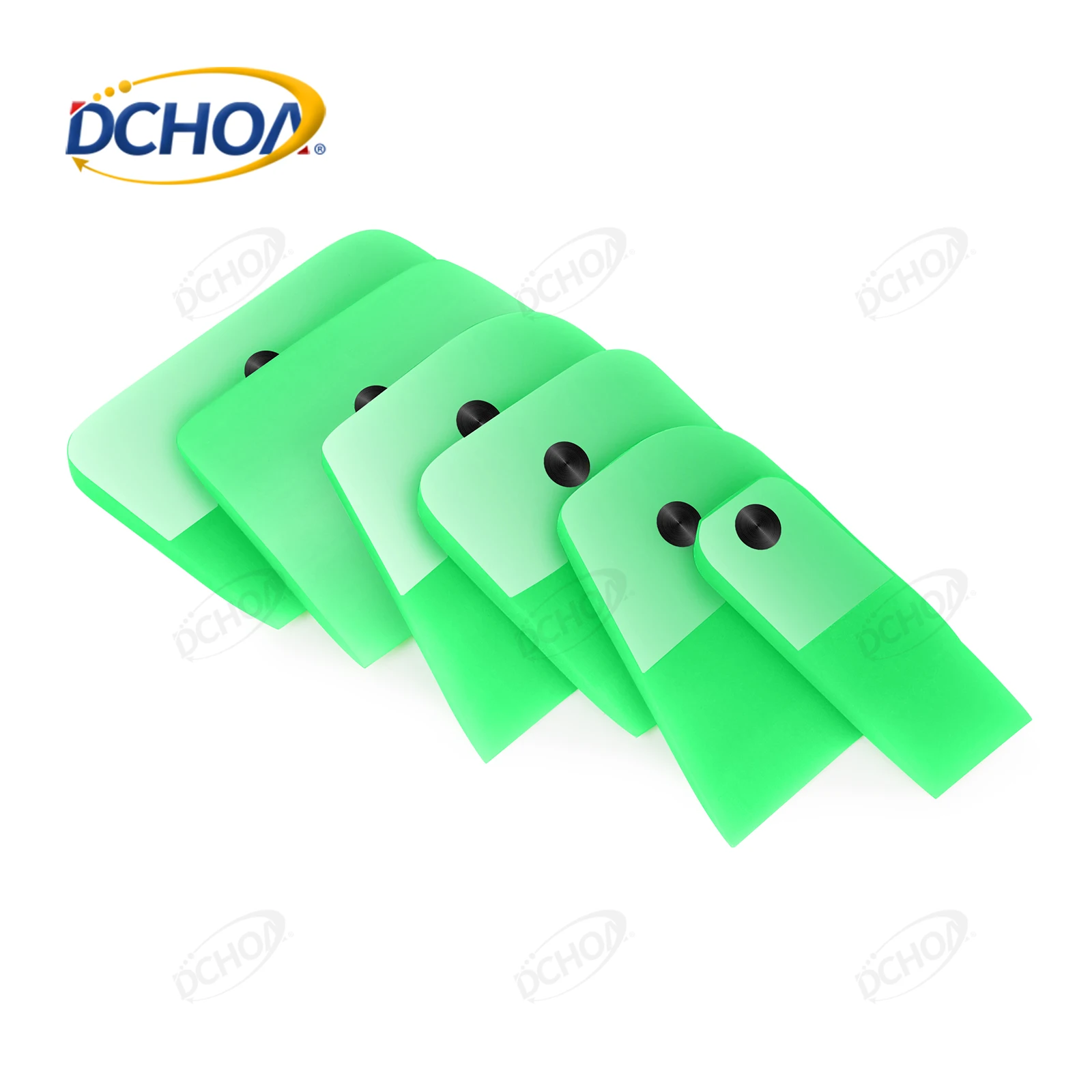PF-001 6-Piece Magnetic Squeegee Set | Rust-Proof Black Magnets, Full Custom (Logo/Size/Shape/Color/Hardness), Smooth Glide, No