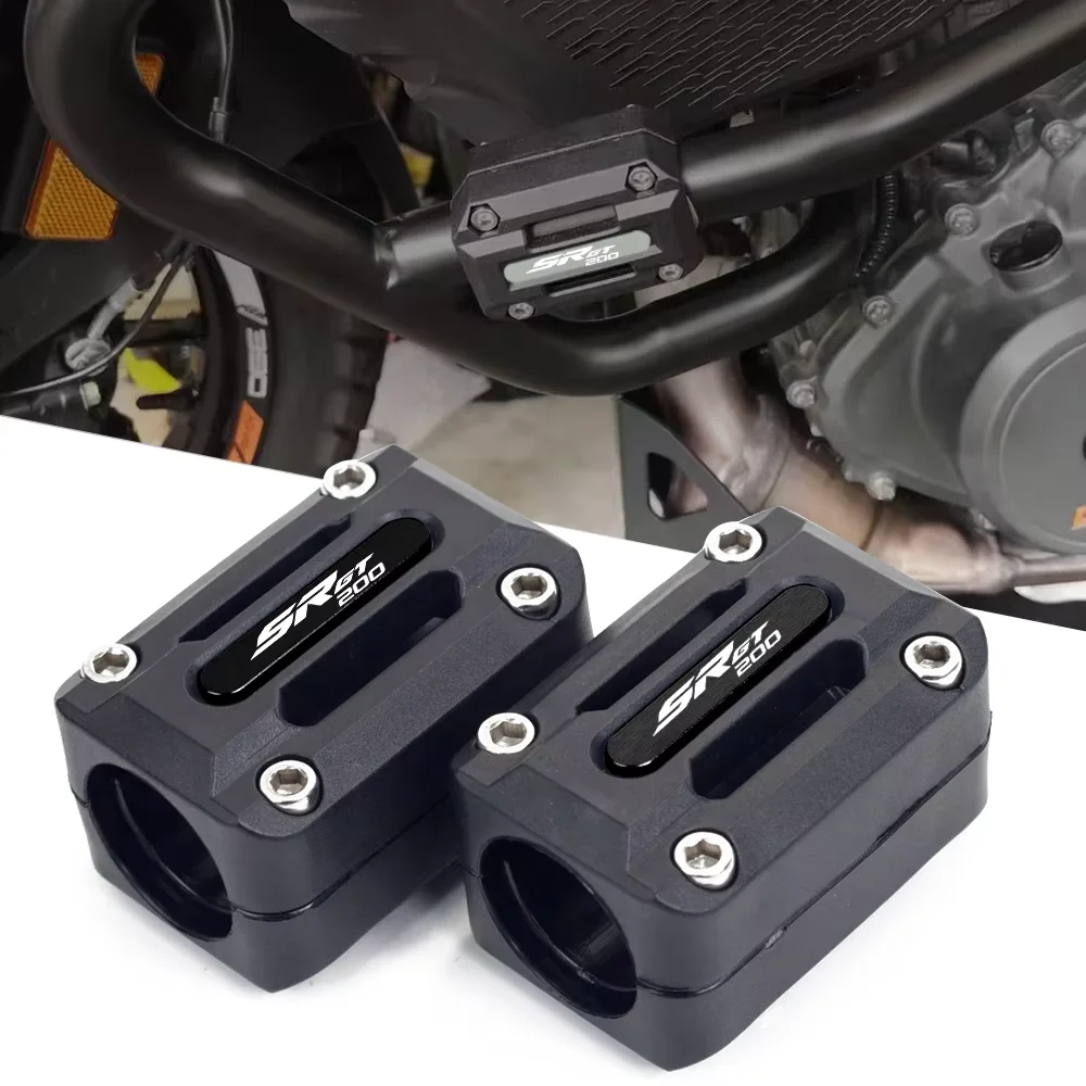 Motorcycle Engine Crash Bar Protection Bumper Decorat For Aprilia SR GT200 22/25/28mm