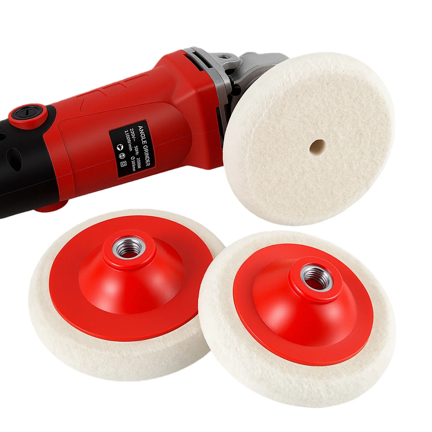 

1PC 115/125mm Thickened Wool Polishing Wheel M14 Thread Felt Disc for Angle Grinder Marble Glass Metal Rust Removal Polish Pad