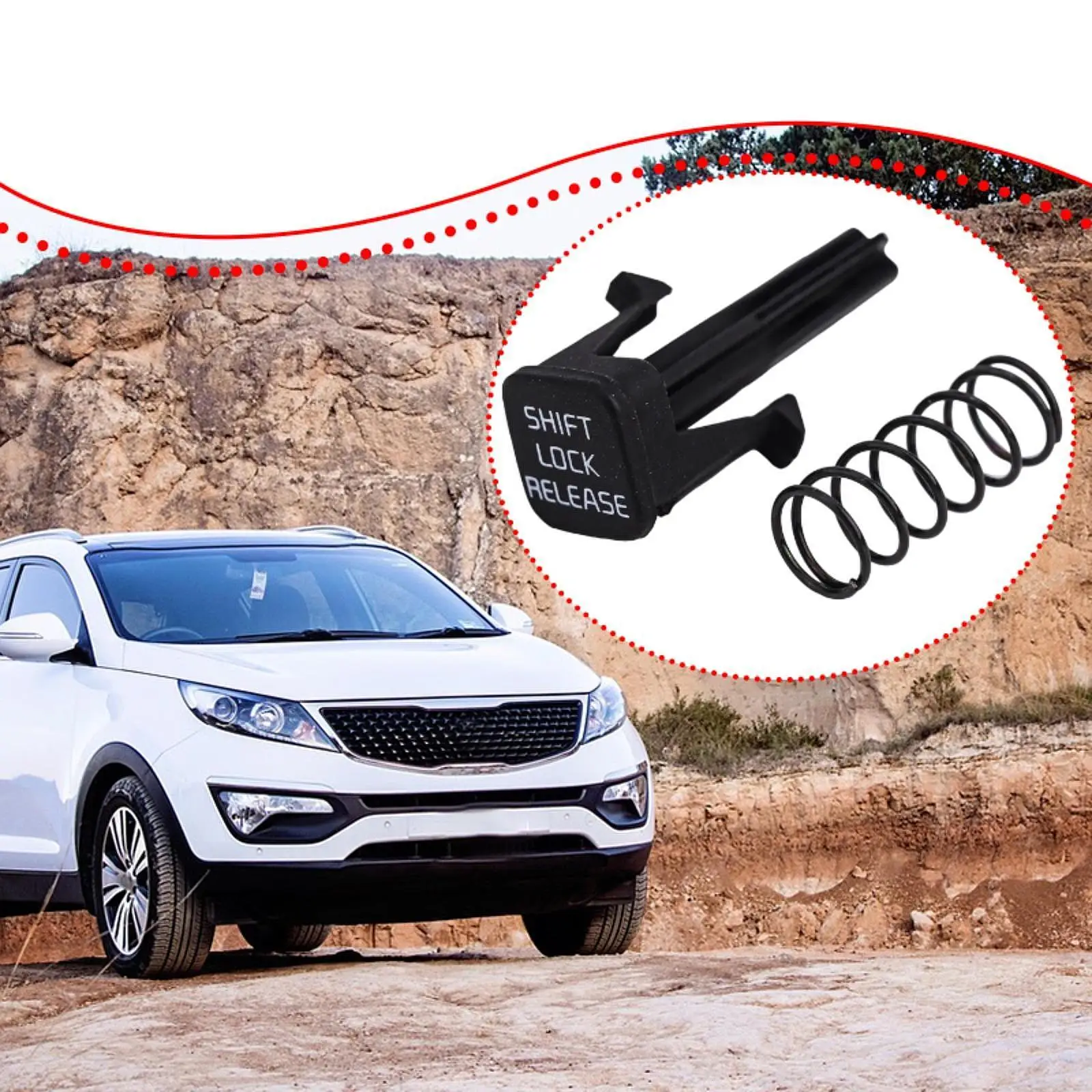 

Transmission Shift Release Cover Button 84650-c5000 Replacement for Kia