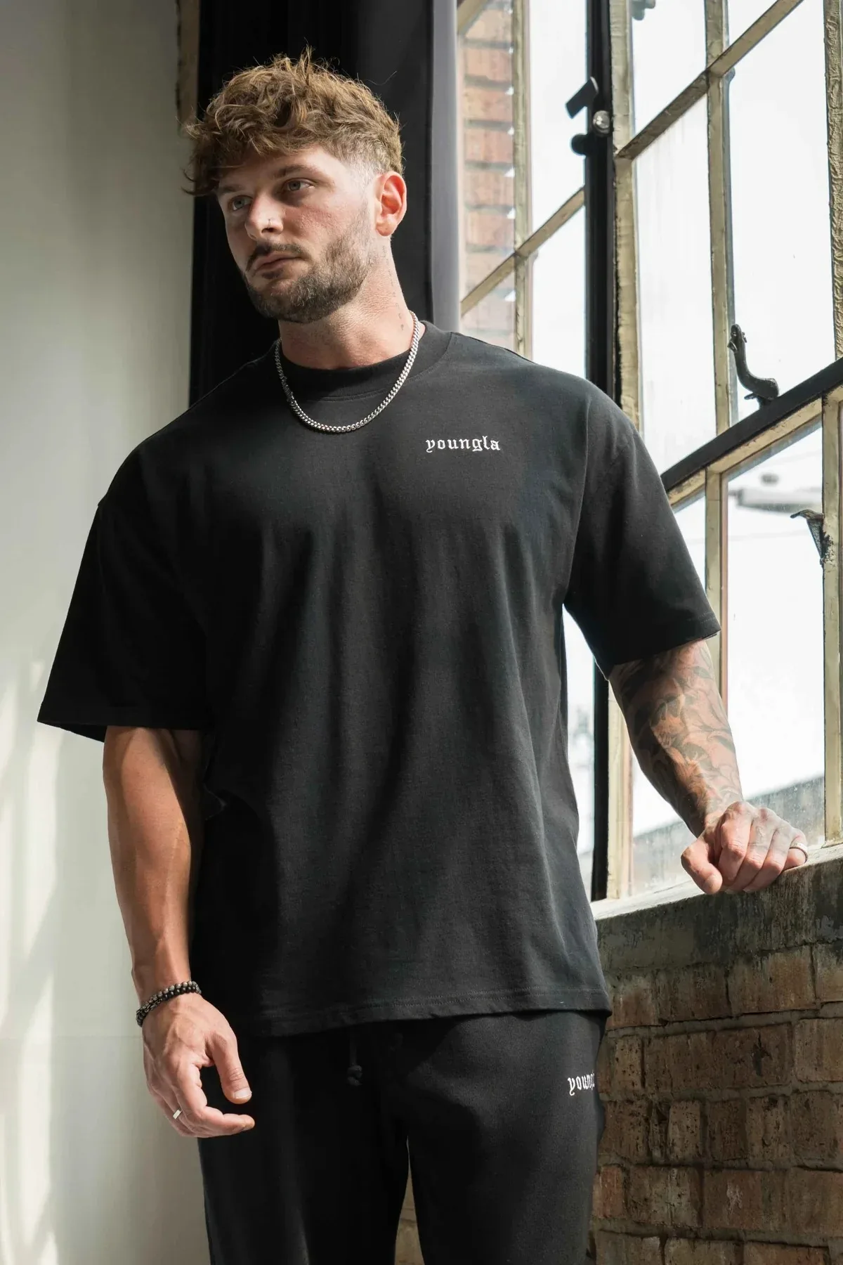 Men's Oversized T-shirt Fashion Men's Clothing Gym Sports Fitness New Summer Cotton Round Neck Print Casual Short Sleeves male