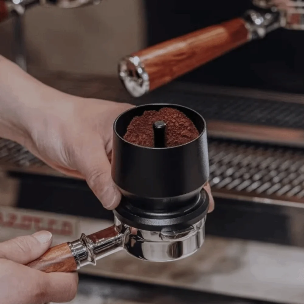 

58mm Coffee Dosing Cup Aluminum Alloy Corrosion-resistant Espresso Dosing Funnel Universal Coffee Powder Collector Portafilter