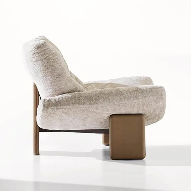 Single chair Lazy sofa Light luxury chair Balcony leisure chair