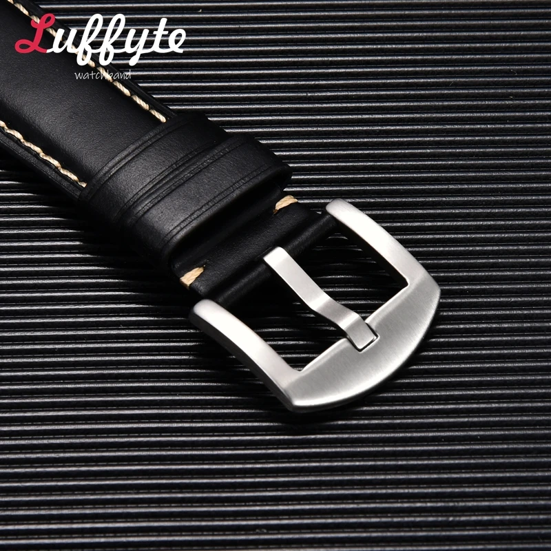 Модный мужской ремешок для часов из масляной восковой кожи 20 мм 22 мм, удобный ремешок для часов из натуральной кожи в стиле ретро, аксессуары для часов