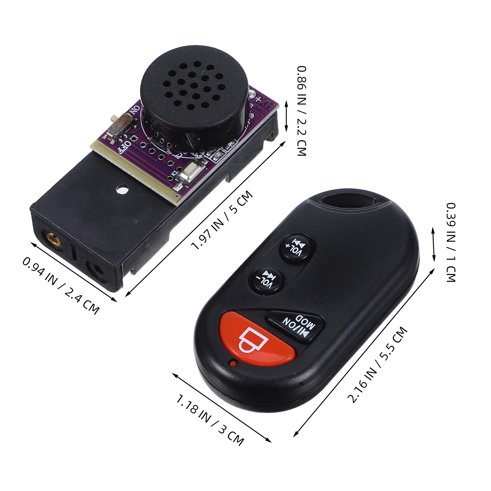 1 Set Cricket Noise Maker Prank With Remote Controlled Timer Hidden Sound Chirping Noise Device For Prank Party Prop Accessories - view 6