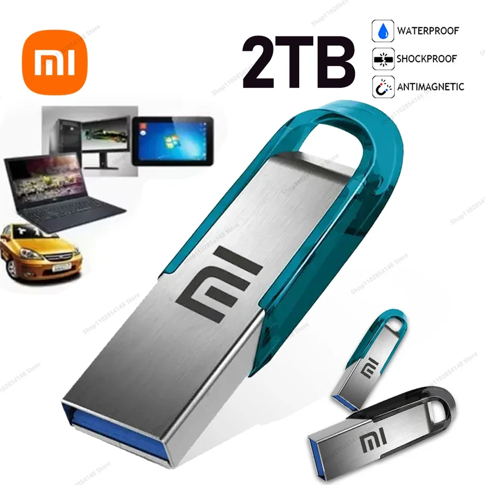 

Xiaomi flash memory 2TB USB 3.0, high-speed metal pendrive, 1TB, 512GB, waterproof memory stick 256GB, for car phones, computers
