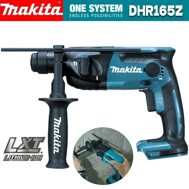 MAKITA  DHR165Z Rotary Hammer 18V LXT SDS-Plus Anti-Vibration 400W Impact Drill Cordless Hammer Drill Makita Power Tools DHR165