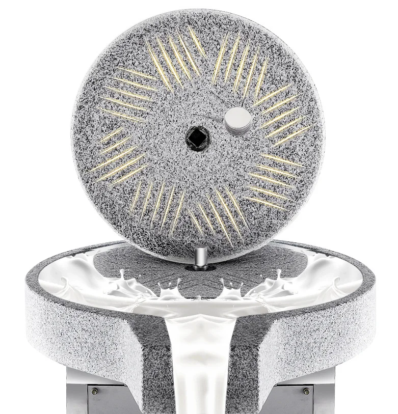 Automatyczny młyn kamieniowy 220V do ryżu i maszyna do produkcji kału, nowy, maszyna do pulpy.