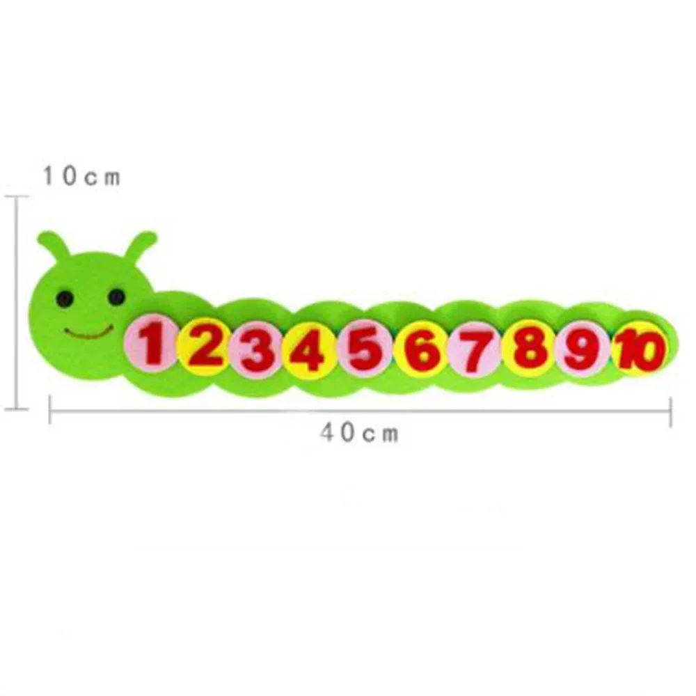 Montessori Materials Caterpillar DIY Math Toys Kids Toy Number Educational Learning Toys for Children Preschool Teaching Aids