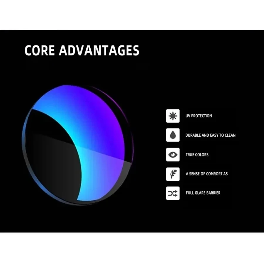نظارات شمسية كلاسيكية متدرجة كبيرة الحجم مع سلسلة للرجال والنساء في الهواء الطلق للقيادة والصيد وتسلق الجبال نظارات أمان