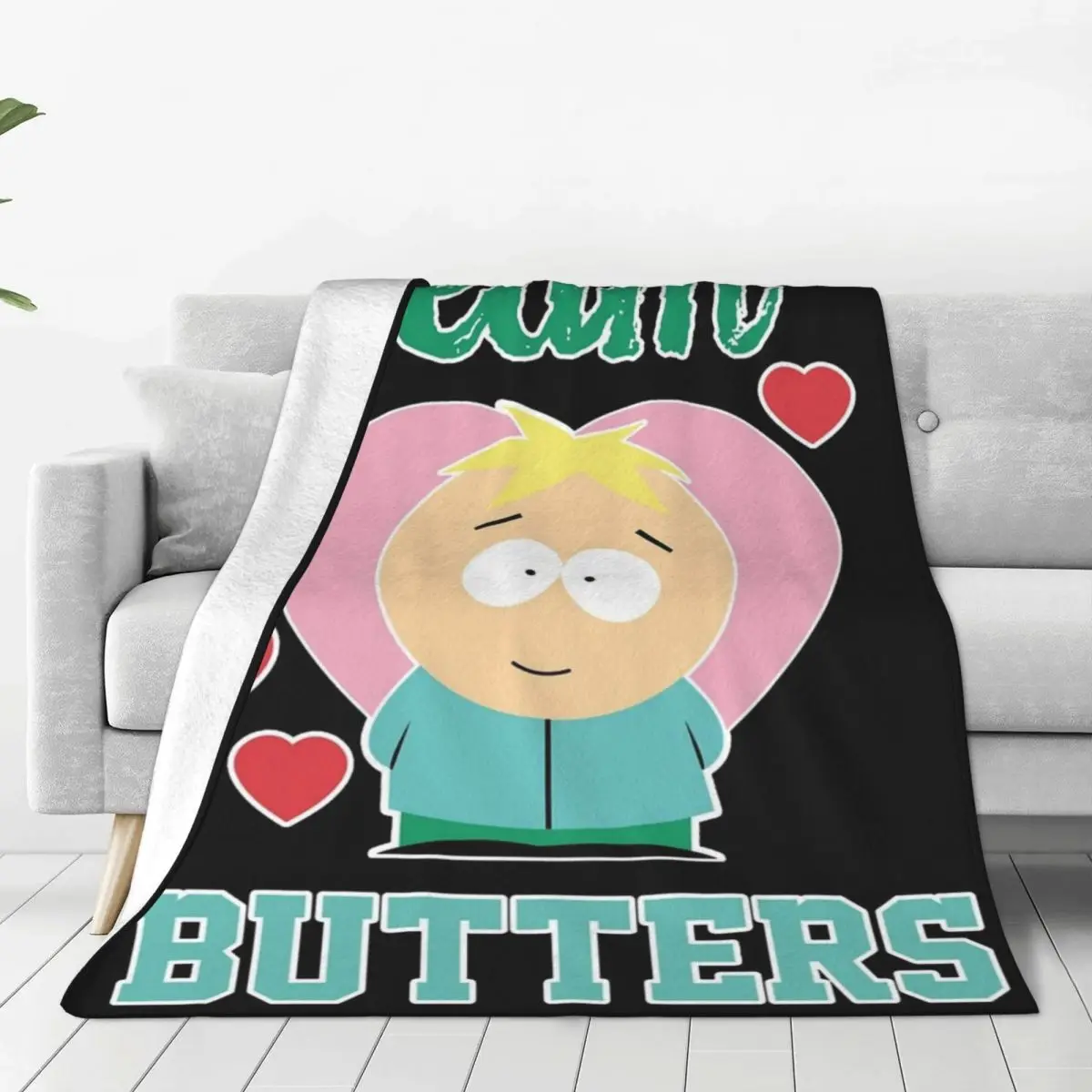 SOUTHPARKs TEAM BUTTERS Blankets Ultra-Soft Coral Fleece Plush Comfort Gift Throw Blanket Quilt