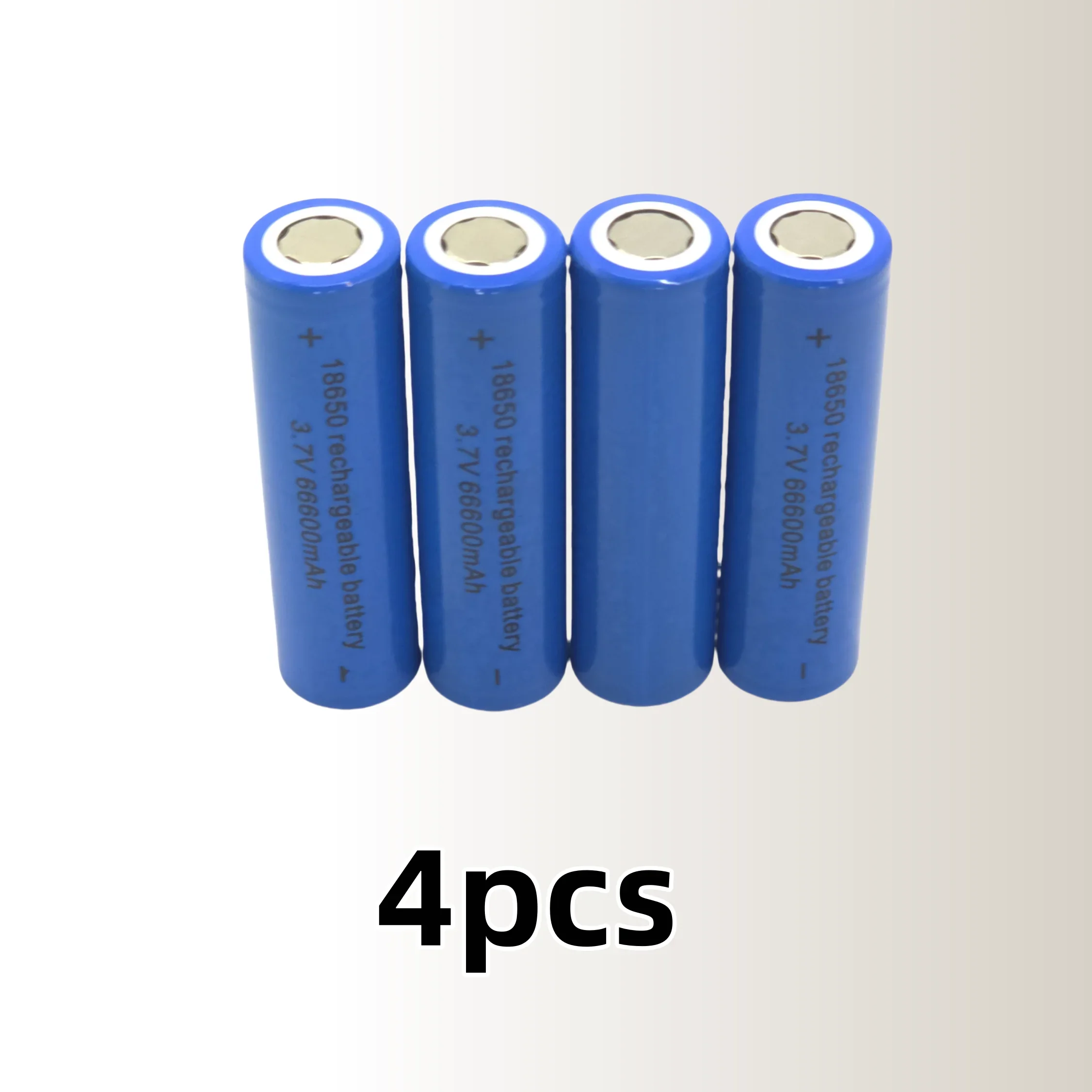 3,7 V 18650 oplaadbare batterij 66600 mAh – speciaal voor verlichtingsapparatuur met hoge intensiteit, ondersteunt hoogwaardige ontlading