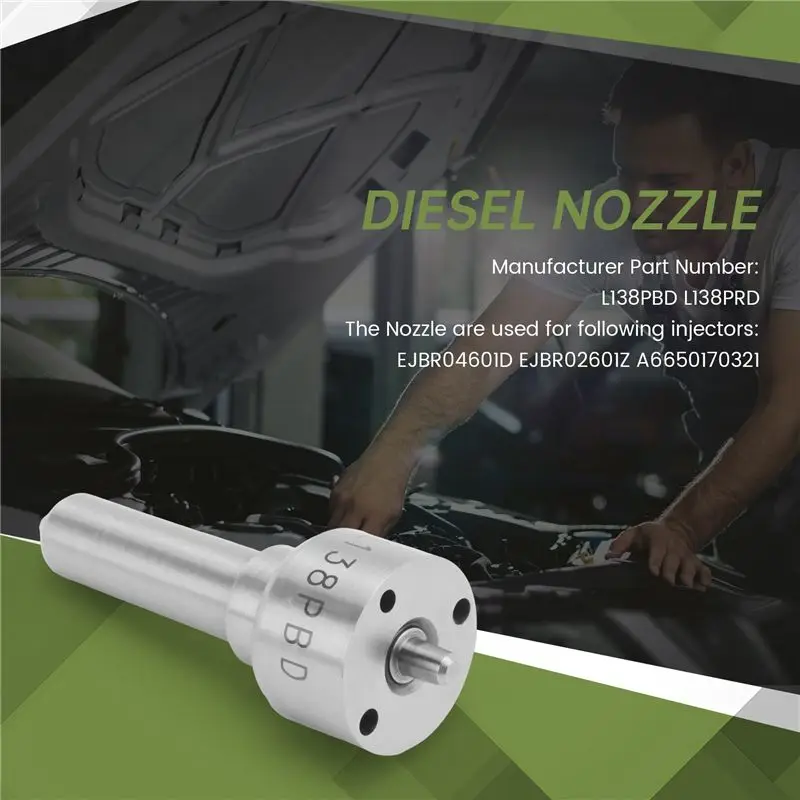 L138PBD L138PRD New Diesel Fuel Injector Nozzle For SSANGYONG Kyron 2.7L Xdi EJBR04601D EJBR02601Z A6650170321-AU62