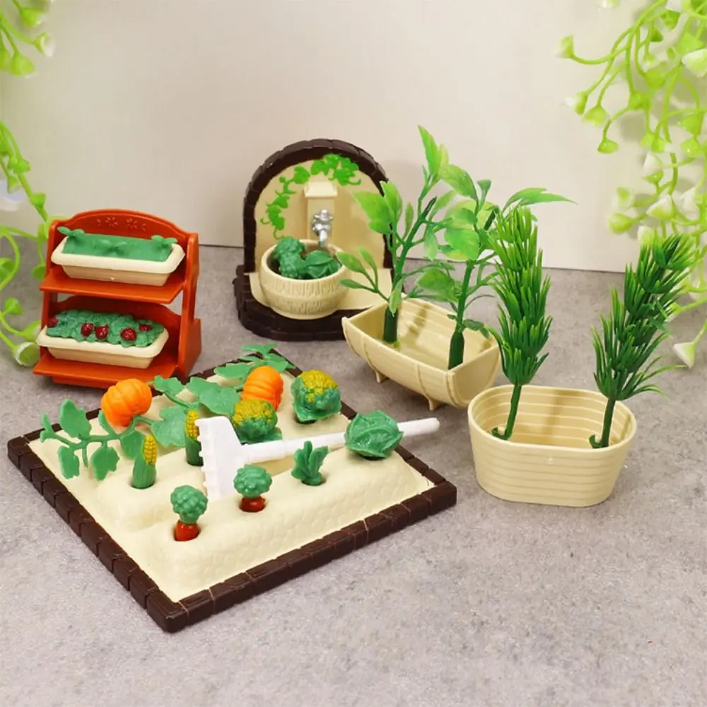 

Simulation Models Dollhouse Simulation Vegetable Farm Vegetable Field Mini Farm Mini Simulation Farm Model Garden Cart