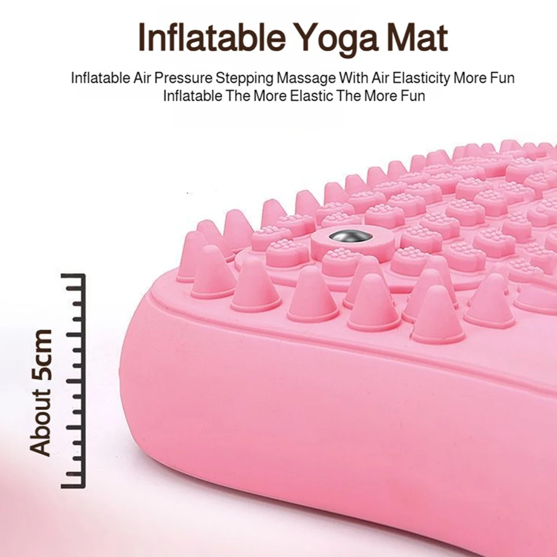 

НОВИНКА-для похудения, сжигания жира, надувной массажный коврик для ног, магнитный точечный массаж, противоскользящий коврик, каменный степпер, коврик