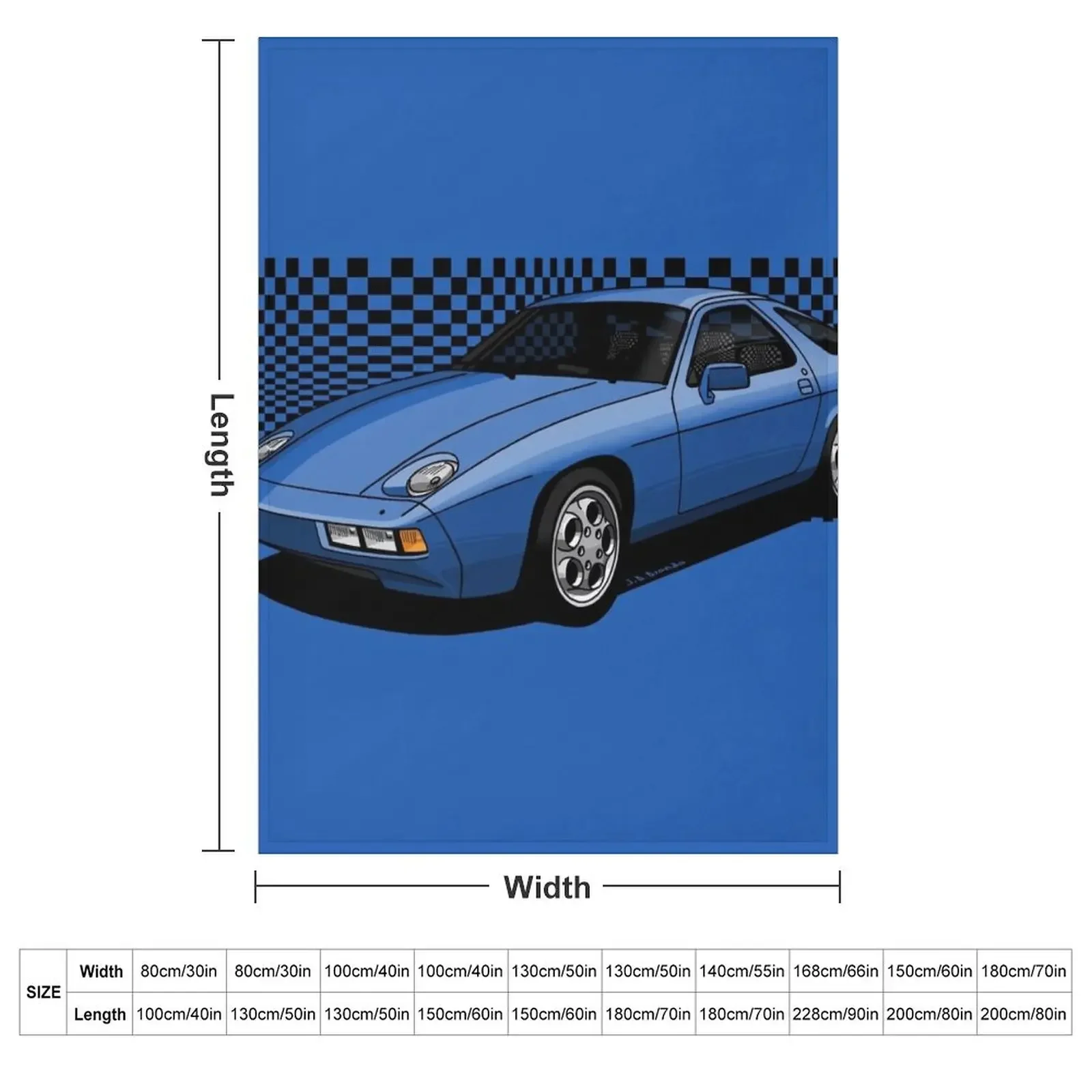 German sports car Throw Blanket Flannels Luxury St bed plaid Sofa Throw Blankets