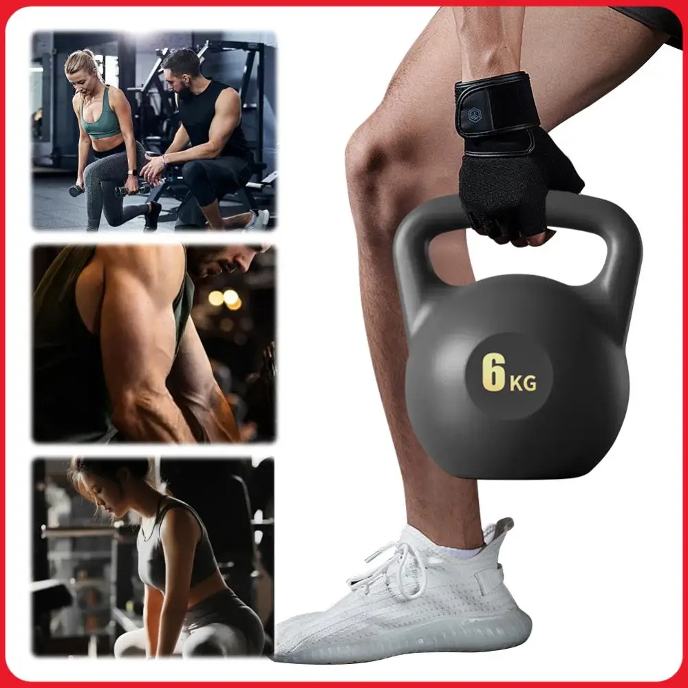 Kettlebell Preenchido com Água, Kettlebell Macio, Halteres à Prova de Choque, Halteres com Empunhadura Antiderrapante para Treinamento de Força