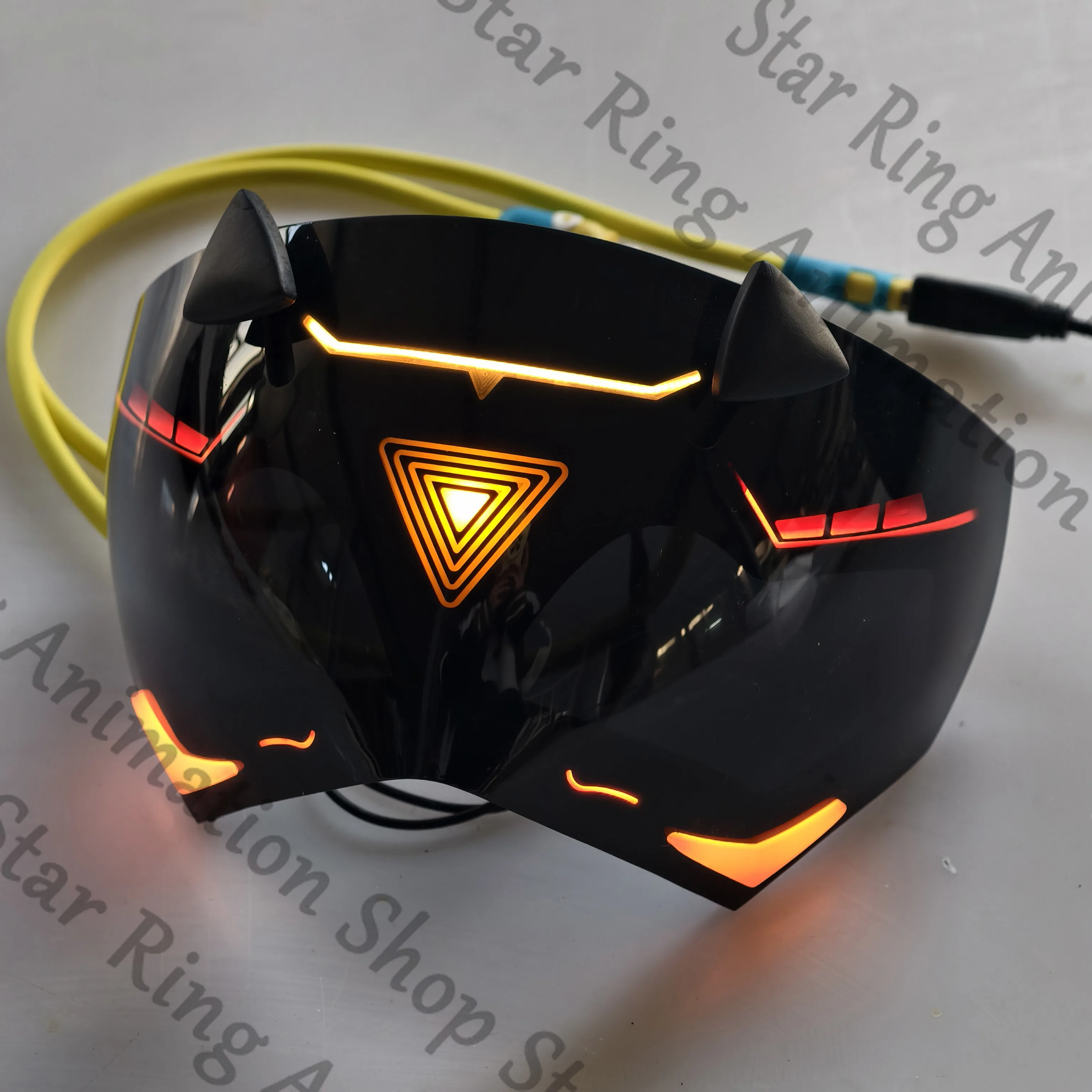 

Zenless Zone Zero Trigger Anime Half Face Mask Blinder Patch Toys Plaything Model Prop Property 3d Printing Cospaly Cartoon Gift