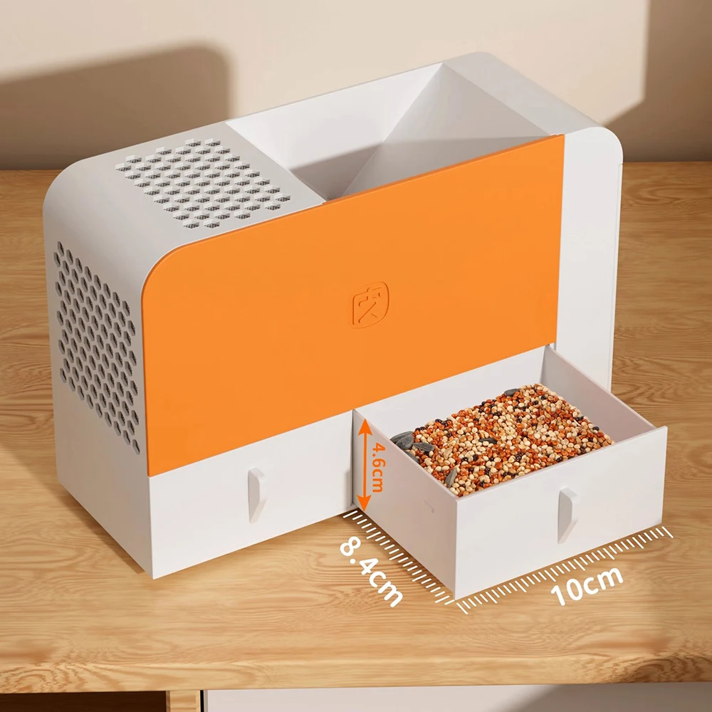 Electric Grain Winnower for Bird Seeds, DIY Seed Winnowing Machine, Grain Husk Blower