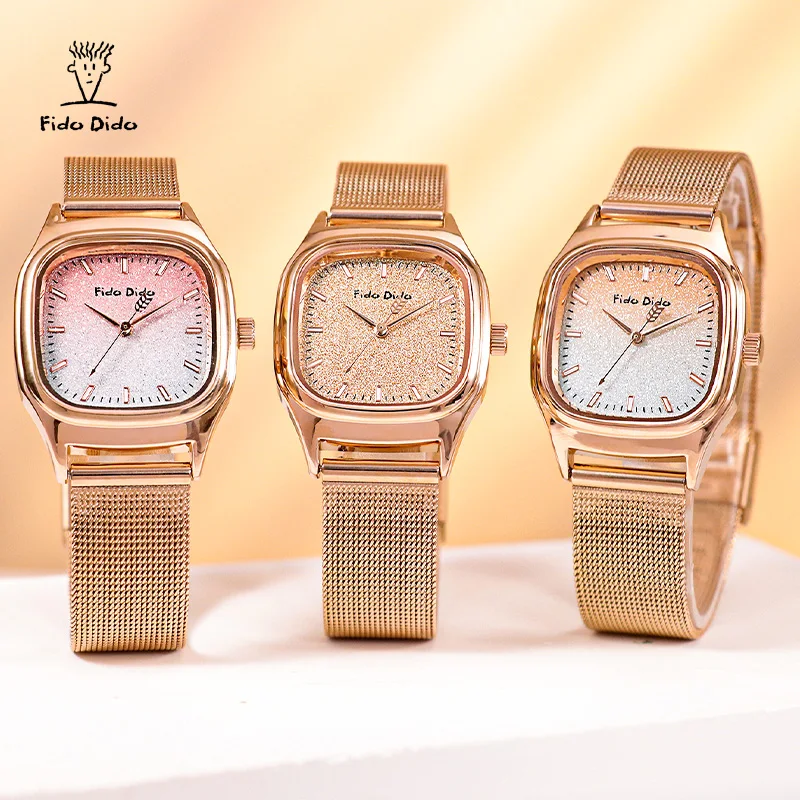 Fido Dido Sports Couple Watch - 50M Waterproof Silicone Strap | Japan Movement | Unisex Digital Analog | Gym Running FD2351-916