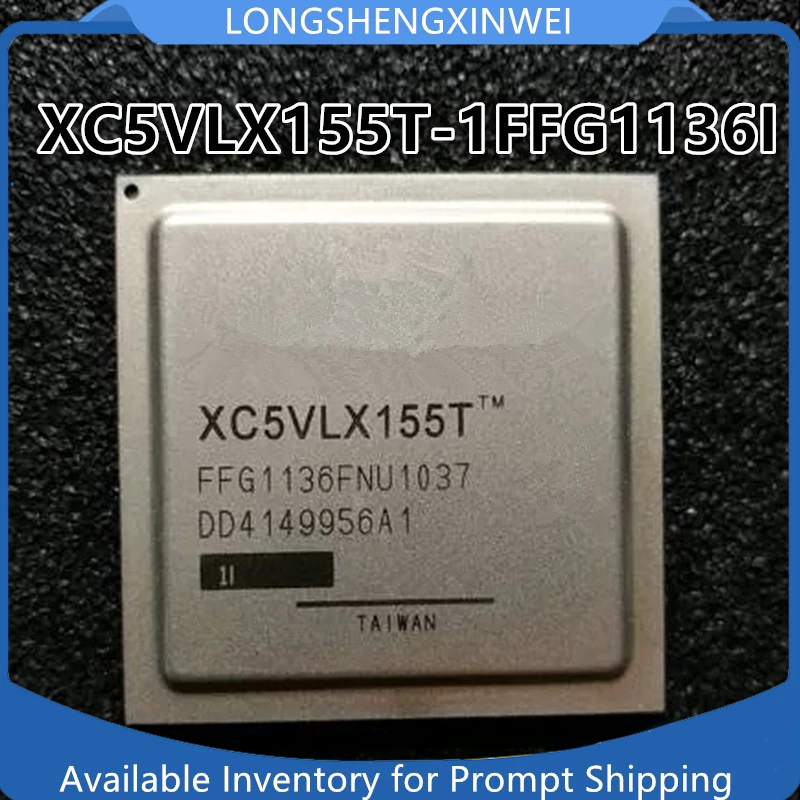 1PCS XC5VLX155T-1FFG1136I Silk Screen XC5VLX155T BGA1136 New Logic Controller Original in Stock