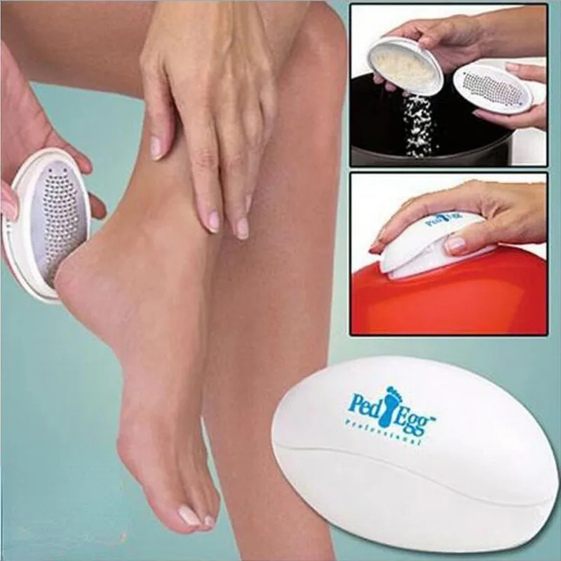 Oval Egg Shaped Pedicure File, removedor de calos, removedor de cutículas, banho ferramentas para pés, uso doméstico