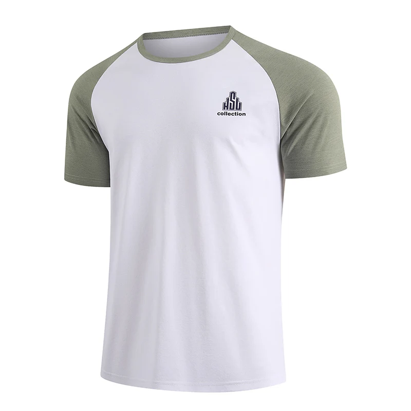 Men's Short Sleeved Spring/Summer Youth Printed Shoulder T-Shirt Quick Drying Breathable Sporty Comfortable And Fashionable image 4