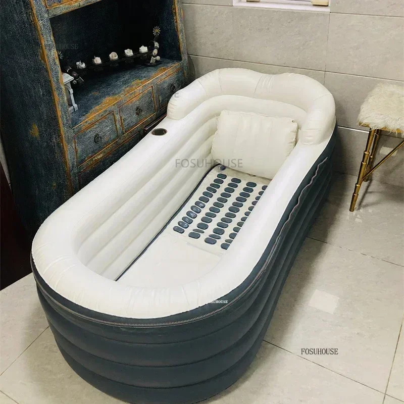 Modern Whirlpool Inflatable Bathtub Bathroom Bathtubs Home Massage Constant