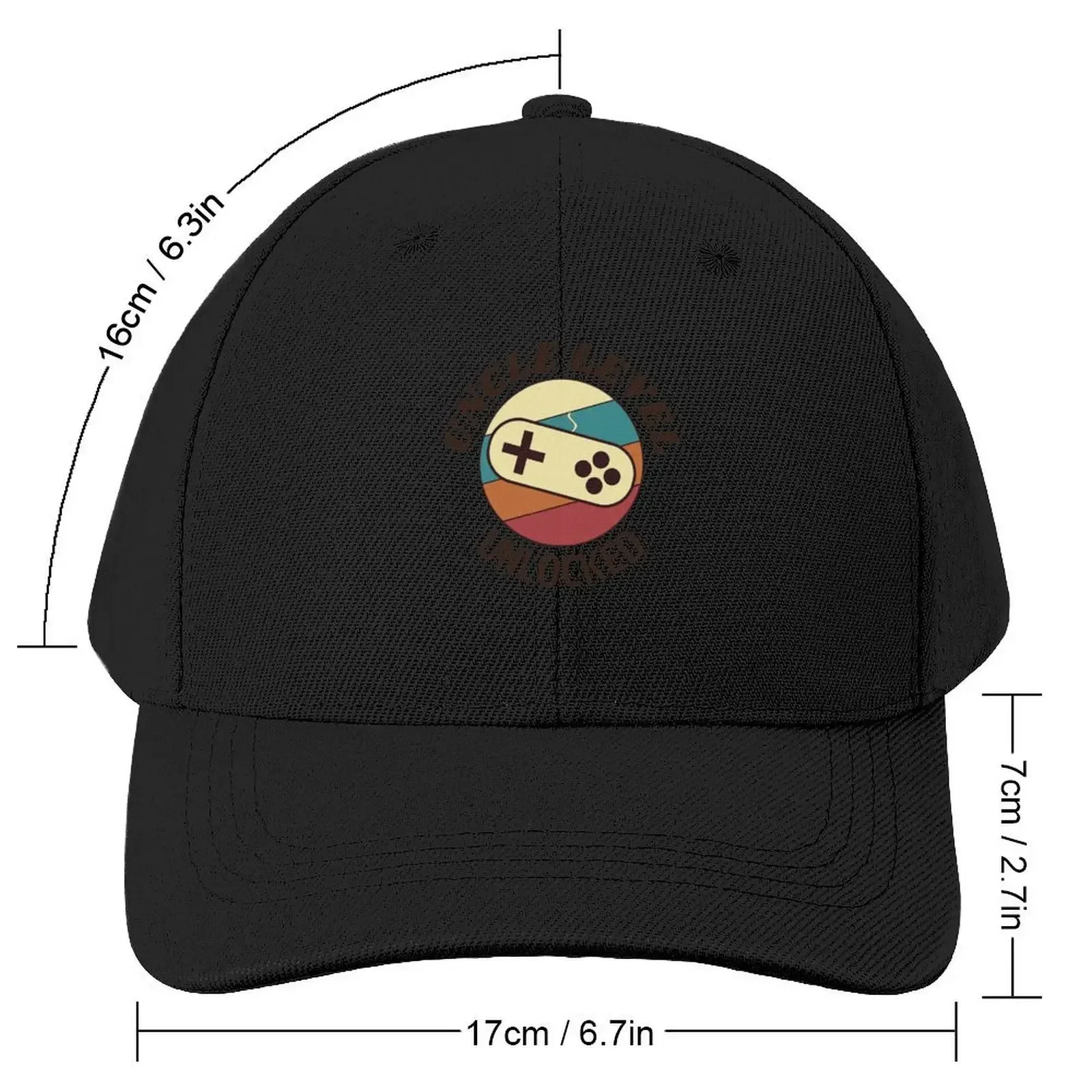 Uncle Level Unlocked Baseball Cap Anime Hat Bobble Hat Beach Bag Sun Hat For Children Golf Men Women's