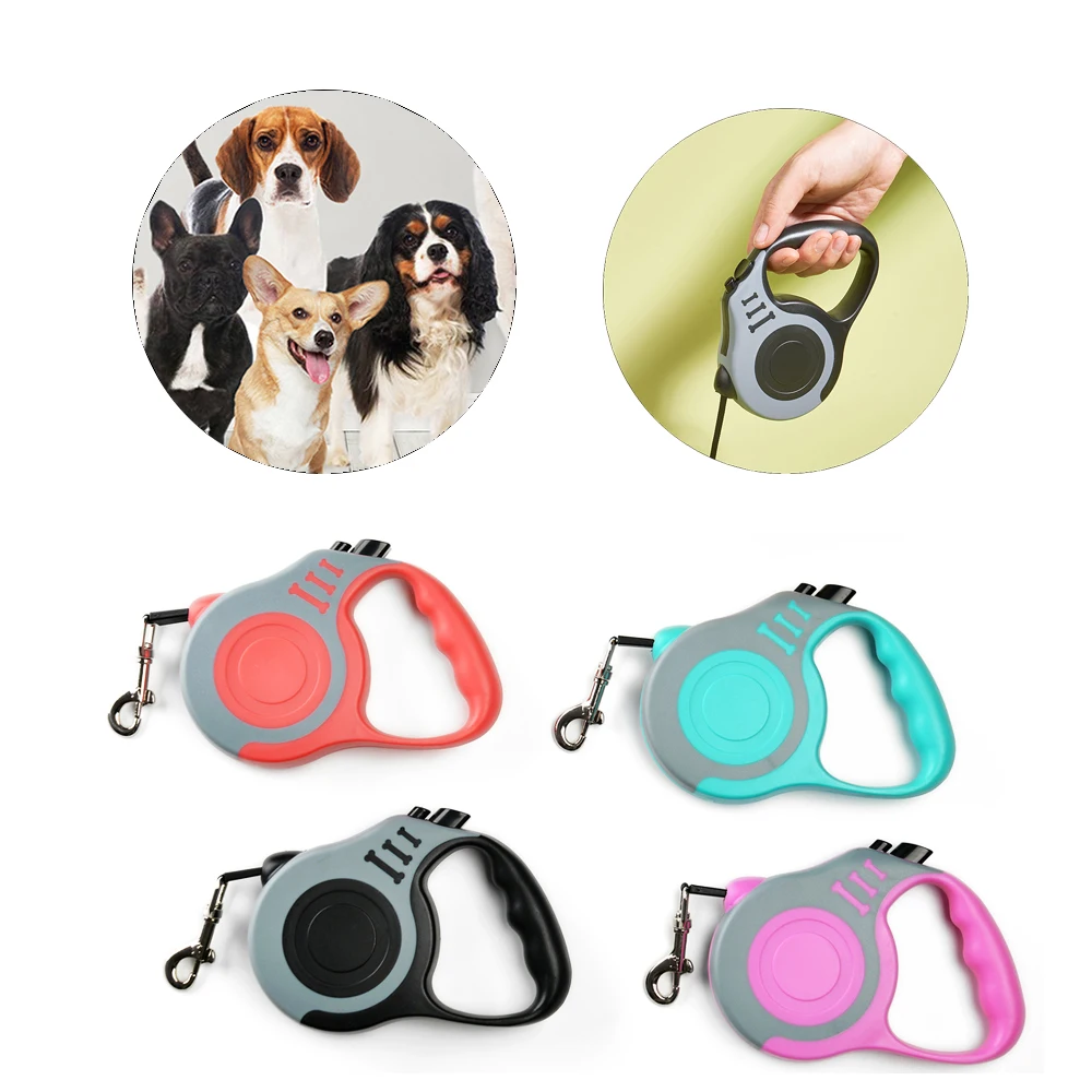 3m 5m Dog Leash For Small Medium Large Dogs Cats Automatic Retractable  Strong Nylon Puppy Lead Schnauzer Pet Supplies - AliExpress 15