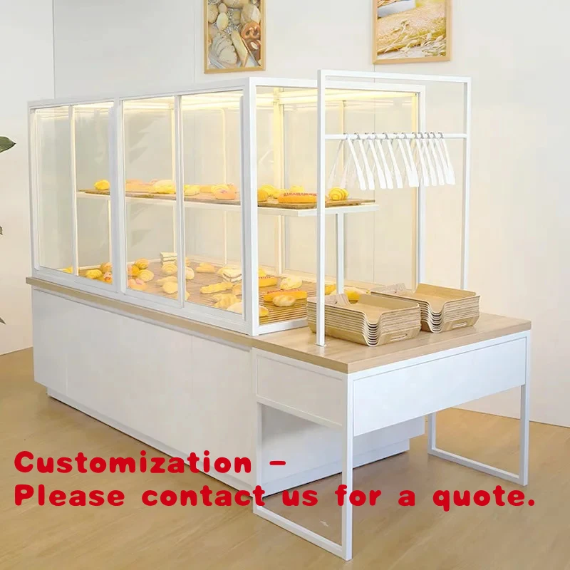 

custom.Mushen Forest Индивидуальная современная витрина-холодильник для пекарни со стеклянными дверцами для демонстрации хлеба и тортов