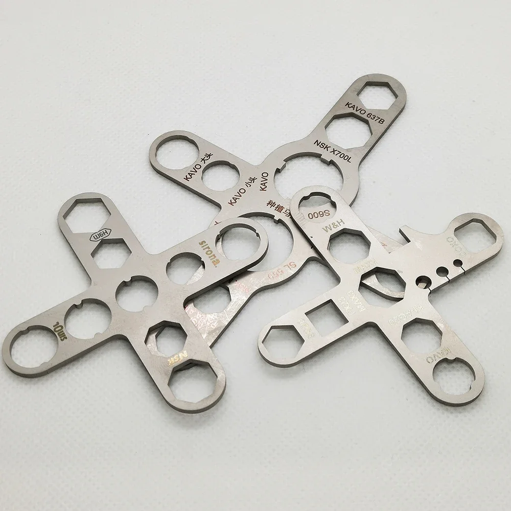 Dental Turbine Handpiece Wrench NSK KAVO WH Implant Motor Cartridge Rotor Shaft Spindle Back Cover Repair Removal Tool
