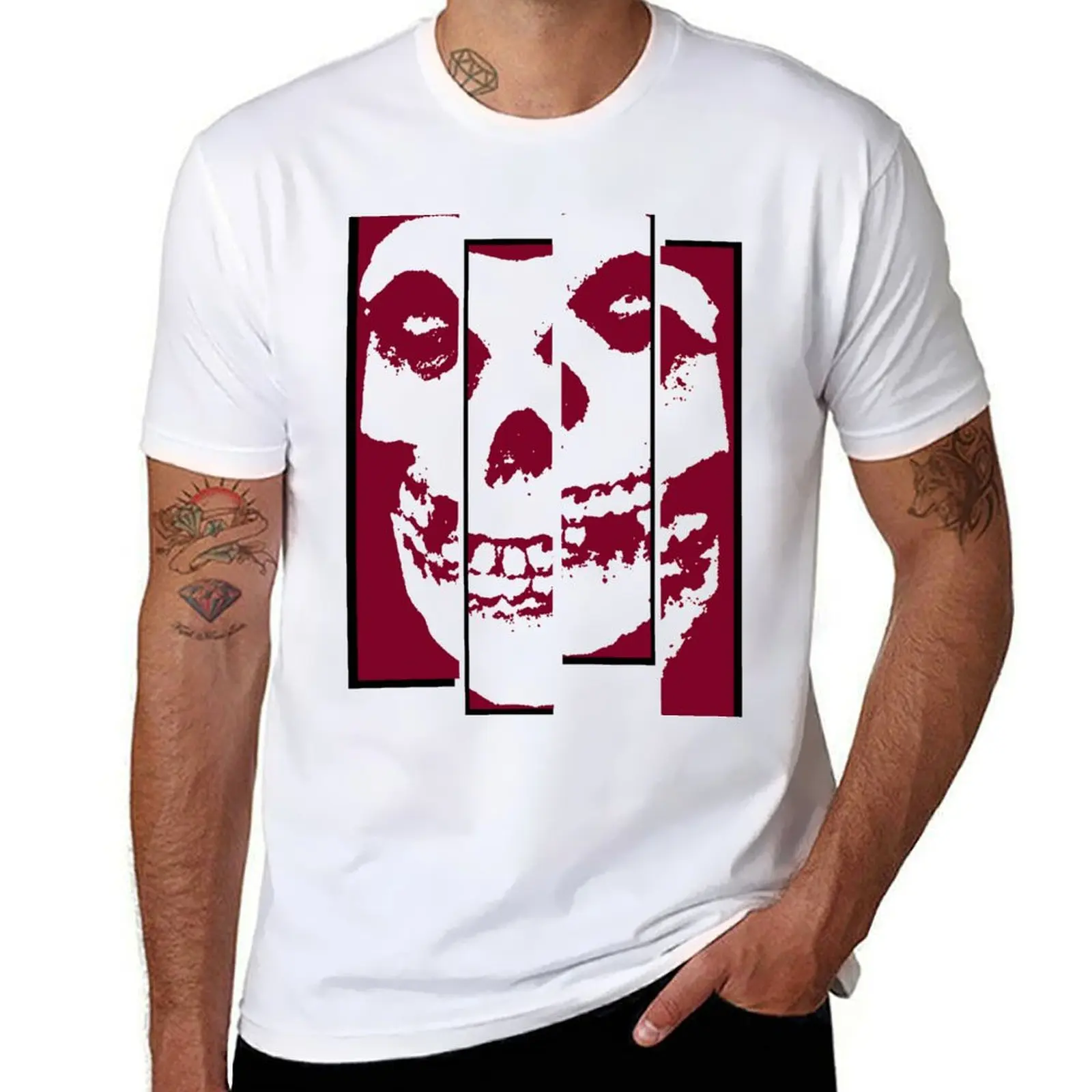 

The Misfits T-Shirt man t shirts graphic t shirts cotton 100% t shirt man designer T-shirt