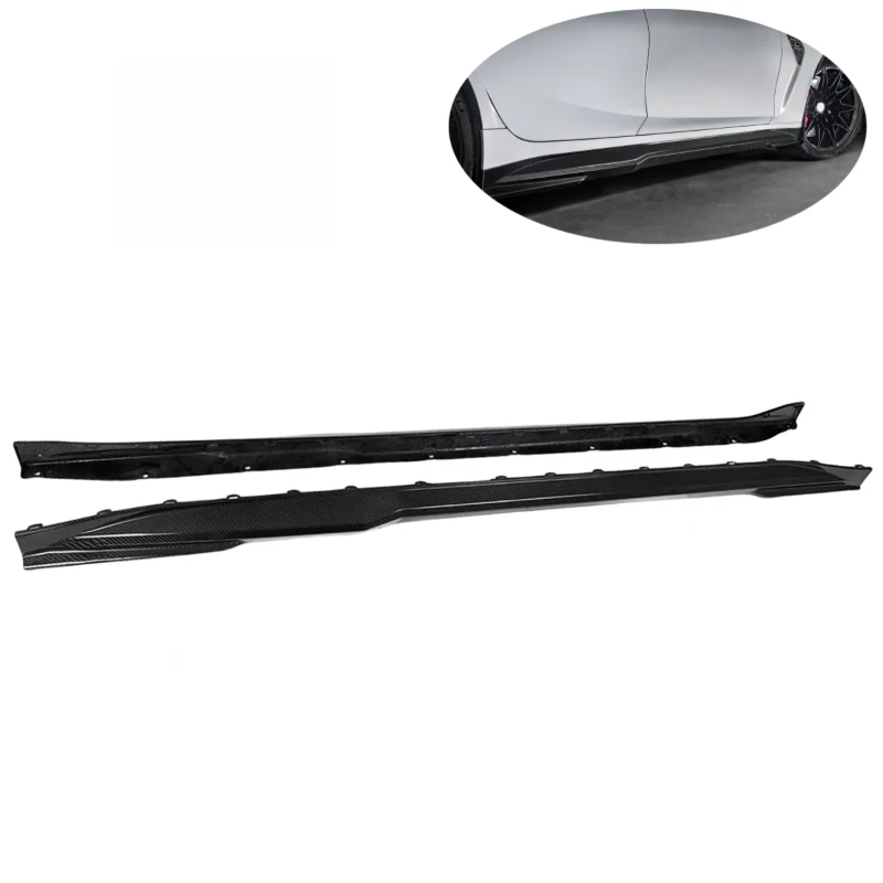 

Suitable for BMW G80 G82 M3 M4 SQ Style Dry Carbon Fiber Side Skirts Body Kit