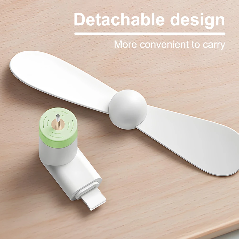 2in1 Type C Micro USB Mini Fan Radiator For Samsung Xiaomi Huawei HTC Phone Mini Portable Mobile Phone Small Fan