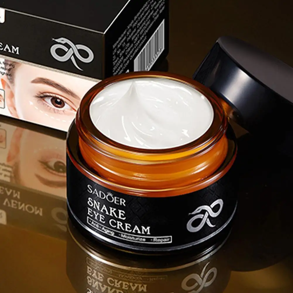 

Snake Peptide Eye Cream Moisturizes Tightens Eye Bags Anti Wrinkle Stays Up Late To Repair Dark Circles Lighten Fine Lines