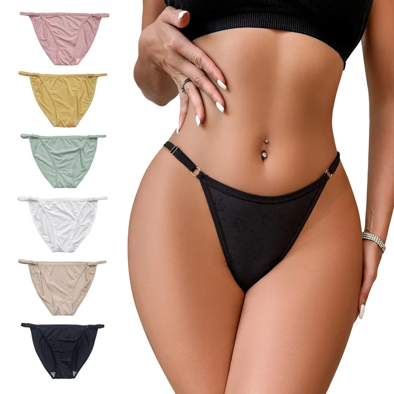 

Women's Cotton Panties Low Waist Bikini Panties Breathable Seamless Lingerie Cotton Thin Panties Women's Bottoms Sexy Lingerie