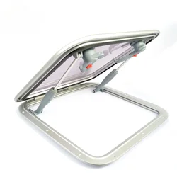Aluminium Boat Window Acrylic Square Deck Hatch 211/260/421/442/507/600/627MM Multi-size Yacht Porthole Marine Accessories