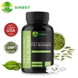 Green Tea Fat Burner - Suppresses Appetite and Boosts Energy, Detox Metabolism Booster