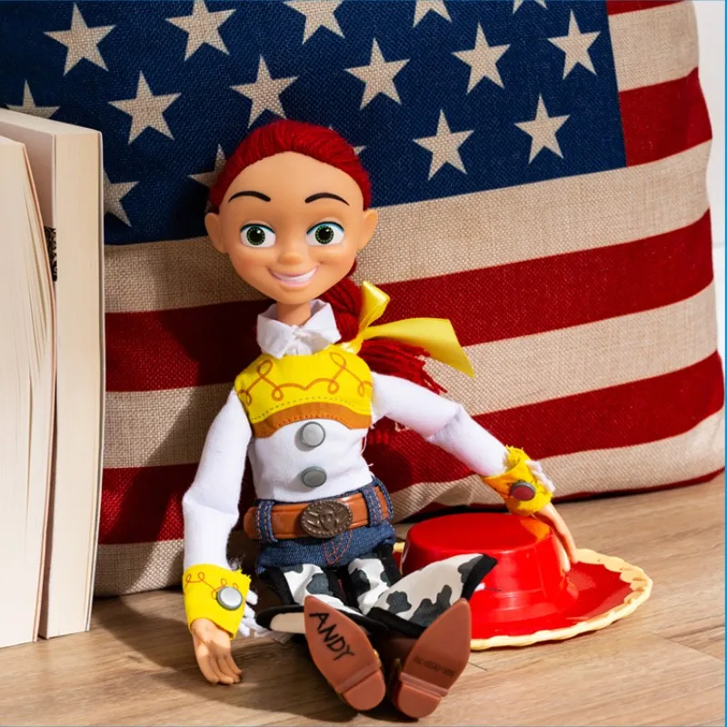 Hot Disney Toy Story 4 Talking Woody Buzz Jessie Rex Action Figures Anime Decoration Collection Figurine Toy Model Children Gift