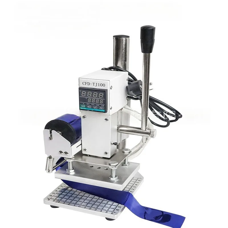 Manual LOGO Trademark Printing Hot Stamping Machine Leather Hot Stamping And Creasing Machine