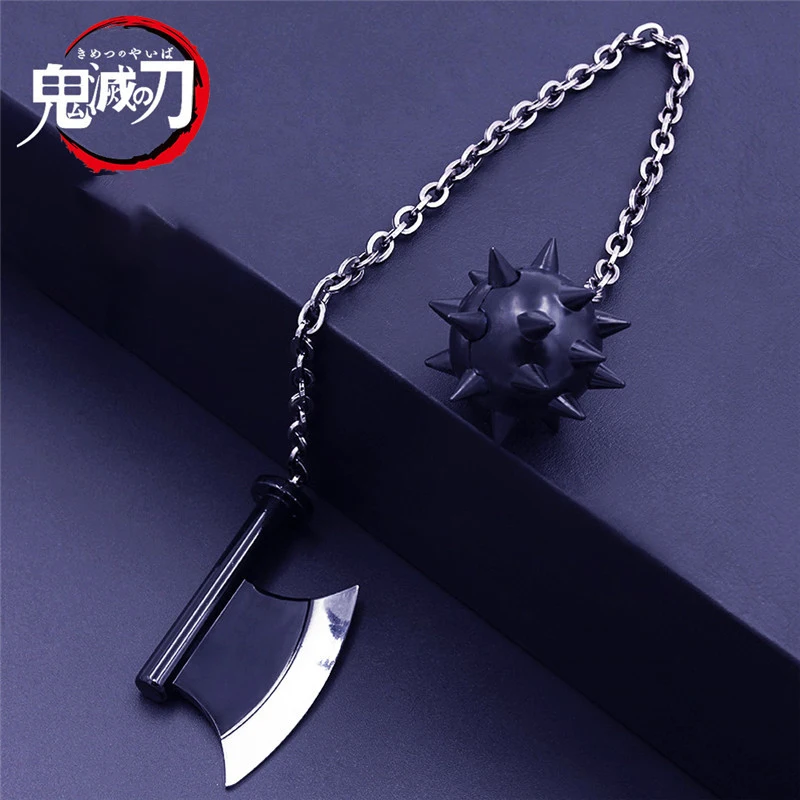 Porte-clés périphérique Anime, épée Demon Slayer, The Stone, Hashira pouvez-vous omei, Himejima, Nichirin Blade, modèle d'arme, jouet cadeau de Noël