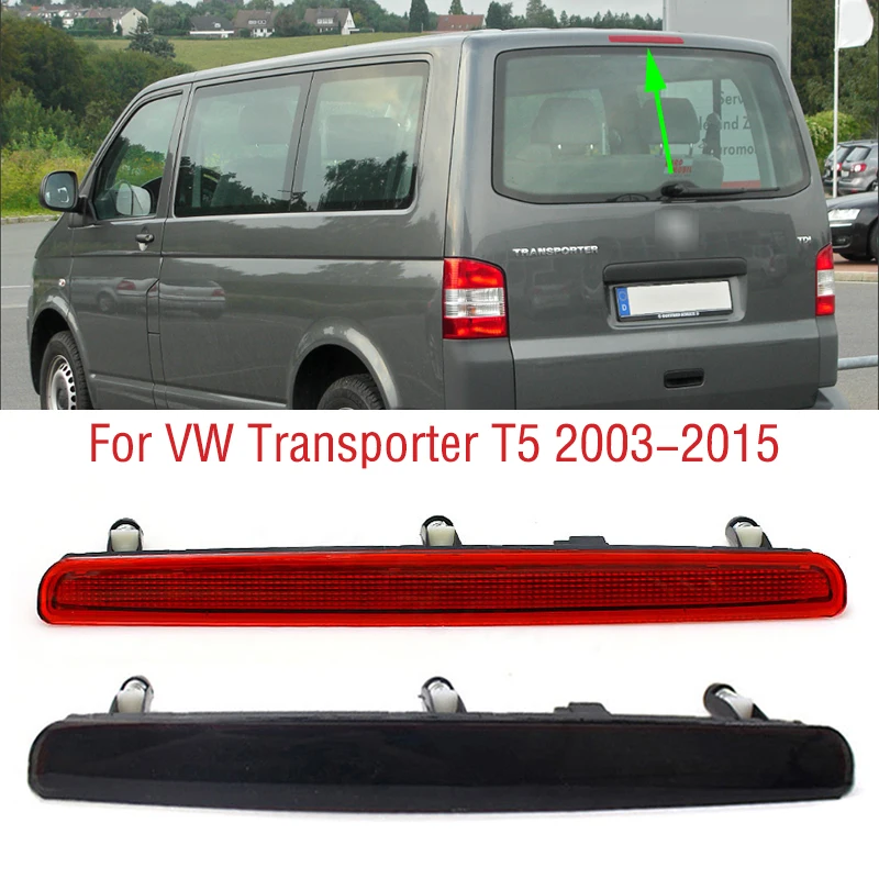 For VW Transporter T5 2003-2015 Car Rear Tail LED 3RD Third Brake Light High Level Mount Stop Signal Warning Lamp 7E0945097A