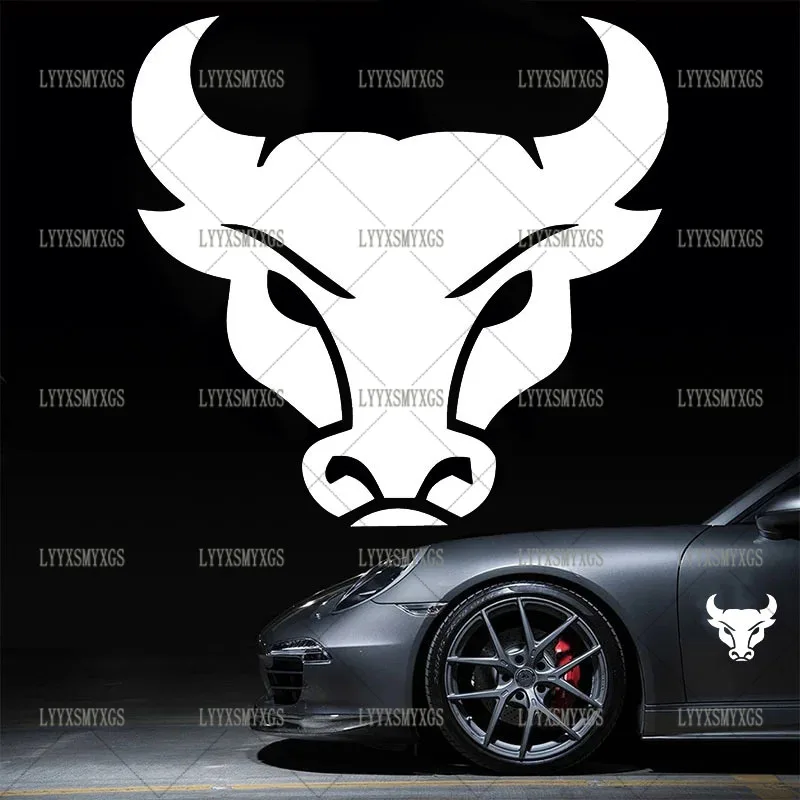 Self-Adhesive Custom Buffalo Bulls Logo Car Stickers Waterproof Sunscreen Vinyl Decal PVC wholesale Car Accessories