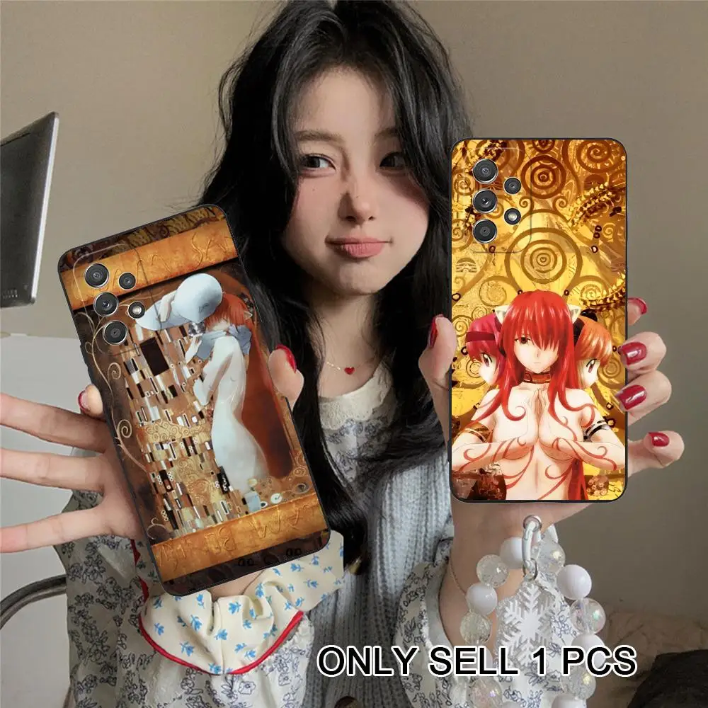 Elfen Lied Lilium Phone Case for Samsung Galaxy A57 56 55 54 53 52 51 37 36 35 34 33 32 31 5G Soft TPU Shockproof Cover
