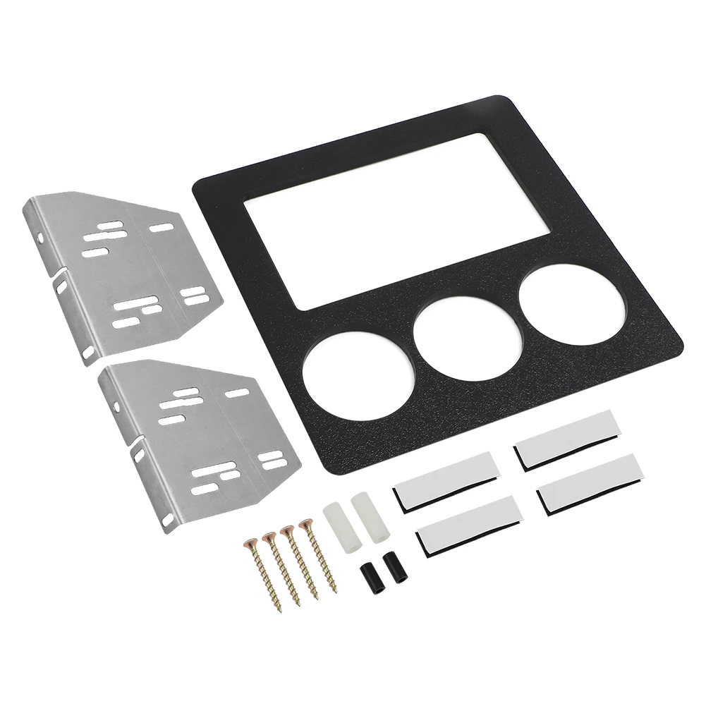 For Ford Mustang 1987-1989 Radio Relocation Double Din Trim Bezel Kit Car Interior Modification